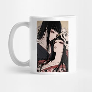 Geisha and skull 8009 Mug